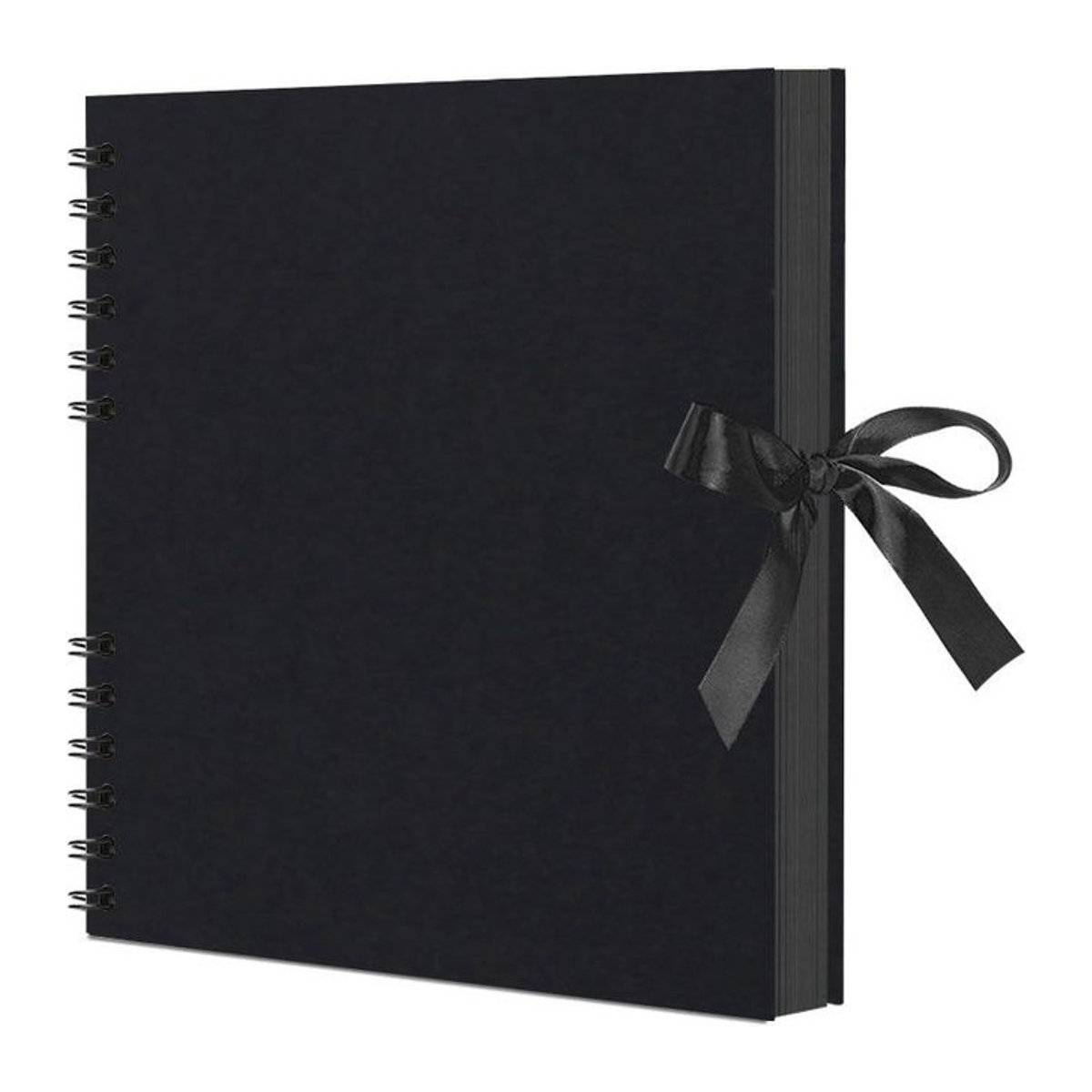 LY Home&Kitchen 050 Scrapbook DIY Bastelalbum aus Kraftpapier für den Hochzeitstag in Schwarz, Breite: 21,5 cm, Höhe: 21,5 cm - Bild 1