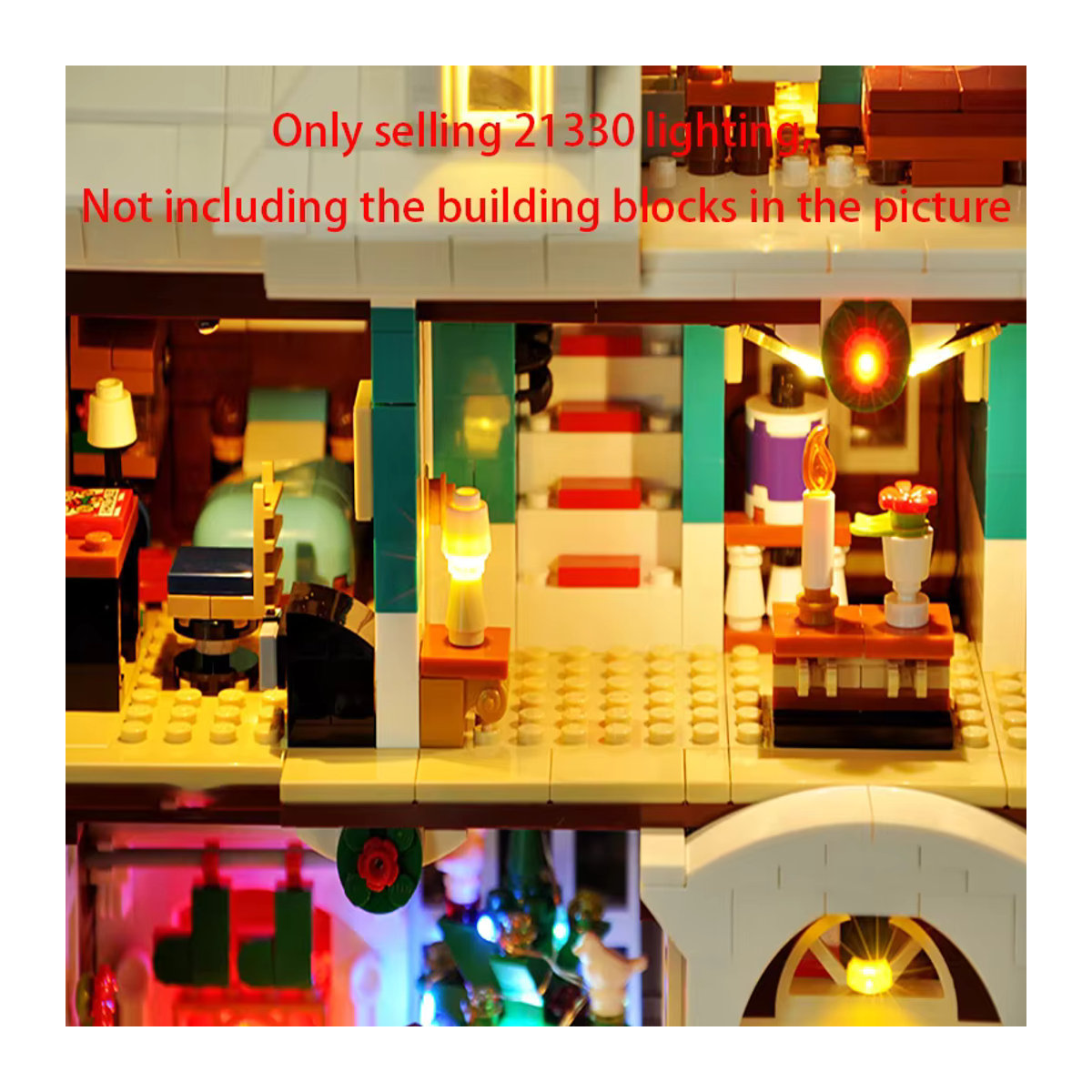 LYBMTWF LED-Beleuchtungsset für Lego 21330 Allein zu Hause Hausbausteine-Modell - Bild 4