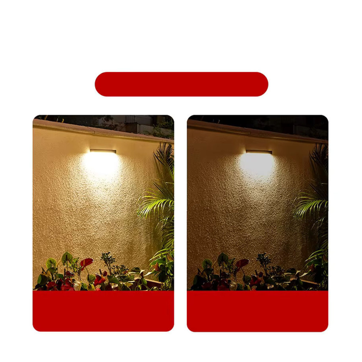 Lyfs LED Solar Wandleuchte Schwarz Minimalistisch Wasserdicht für Garten Balkon und Außenbereich - Bild 2