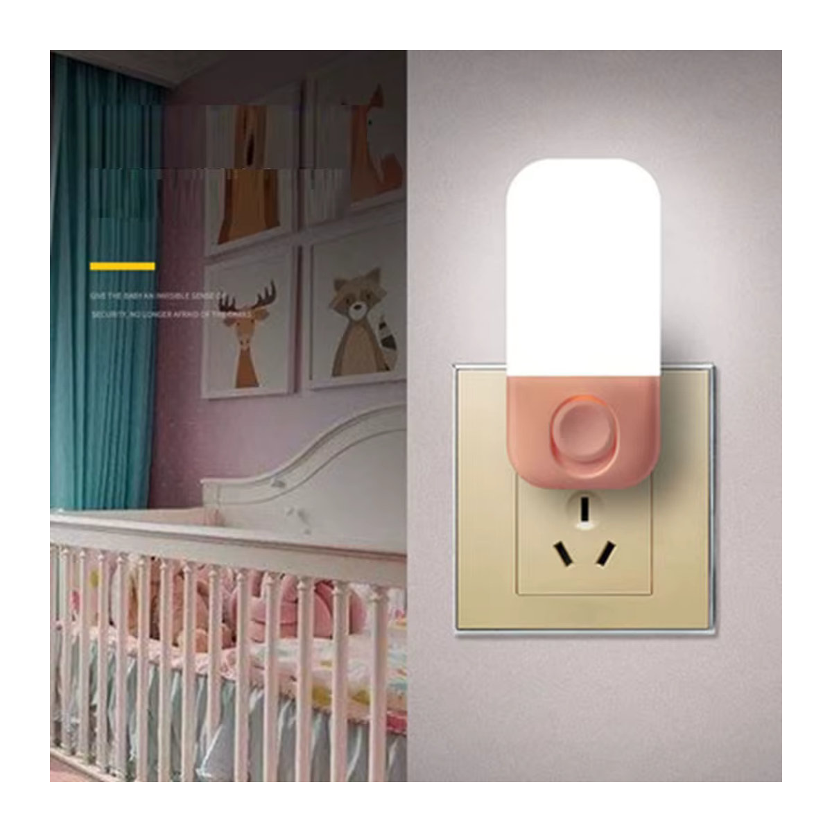 Lyfs Mini LED Nachtlicht in Weiß mit Dimmer für Baby Pflege und Schlafzimmer - Bild 5