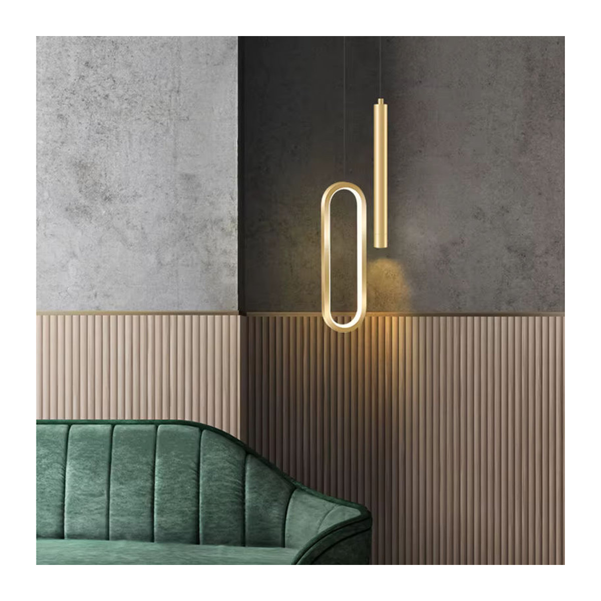 Lyfs Skandinavische LED Pendelleuchte aus Aluminium in Schwarz für Wohnzimmer und Küche - Bild 4
