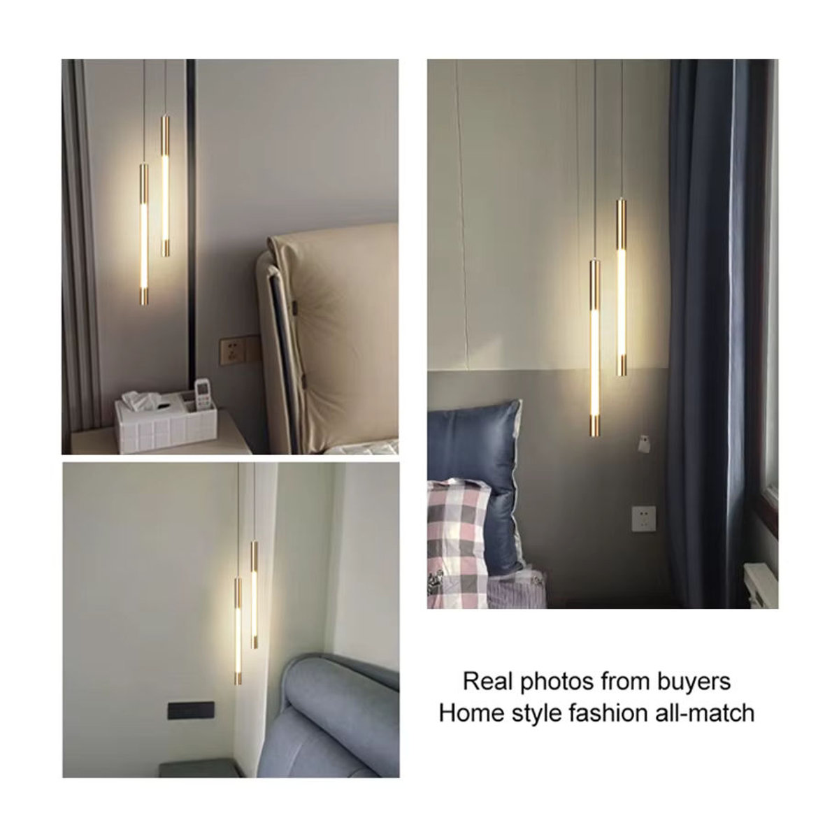 Lyfs Skandinavische LED Pendelleuchte aus Metall für Wohnzimmer, Schlafzimmer und Essbereich - Bild 4
