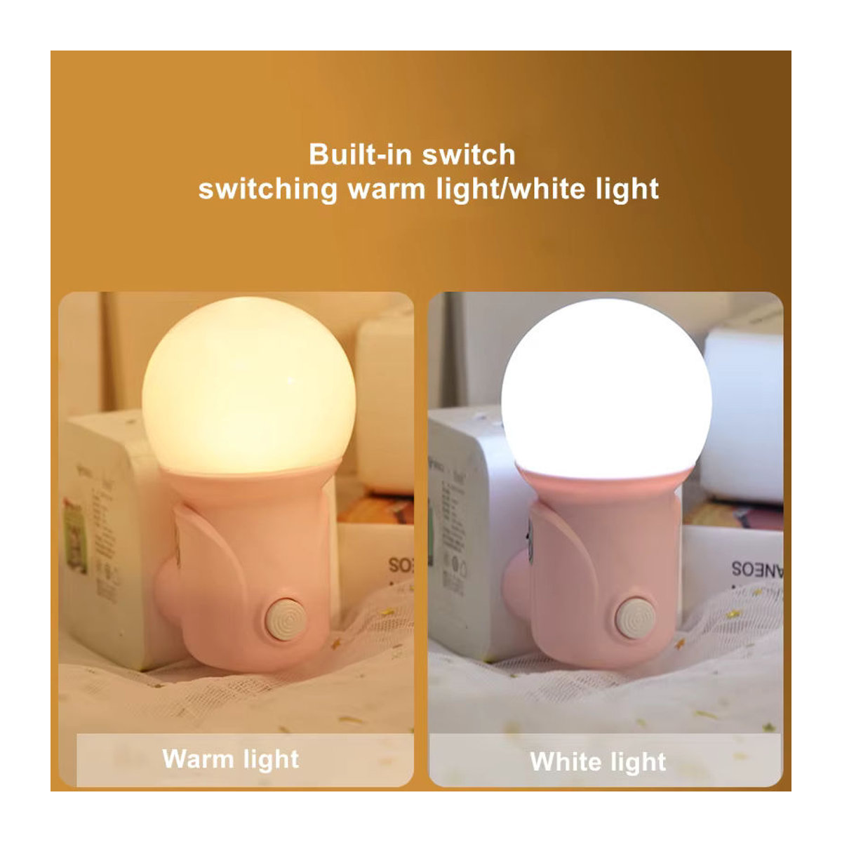 Lyfs Tragbares LED Nachtlicht in Weiß mit 2 Farben für Schlafzimmer und Korridor - Bild 4