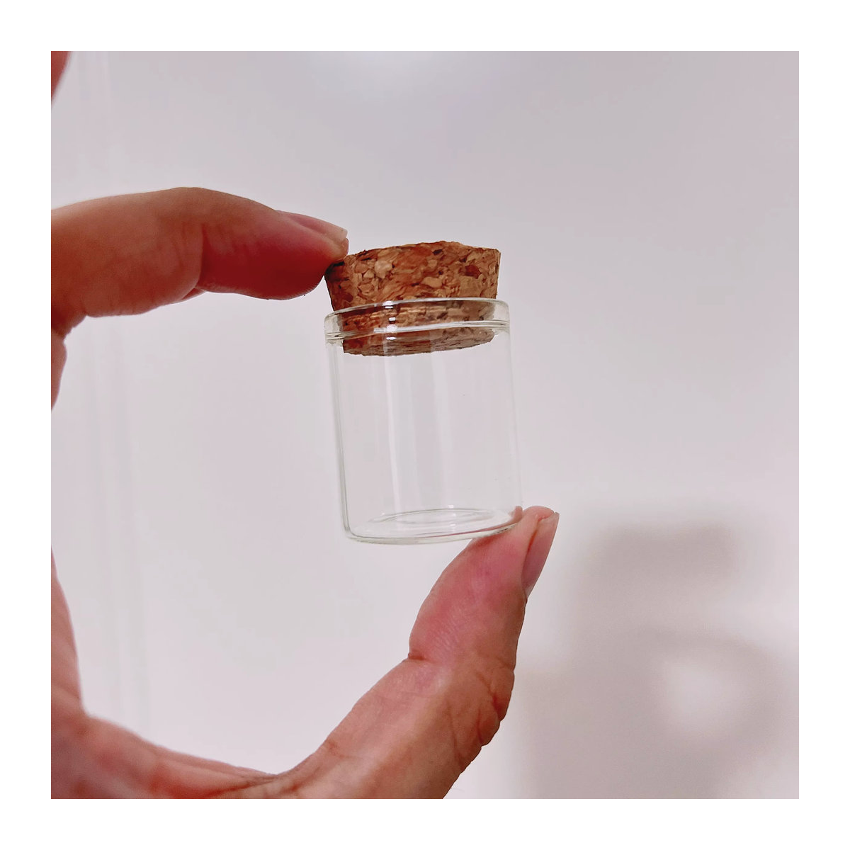 LYGIL 24er Set Mini Glasflaschen mit Korken, transparent, 12 ml, B/H/T: 2,4 x 3,5 x 3,0 cm - Bild 3