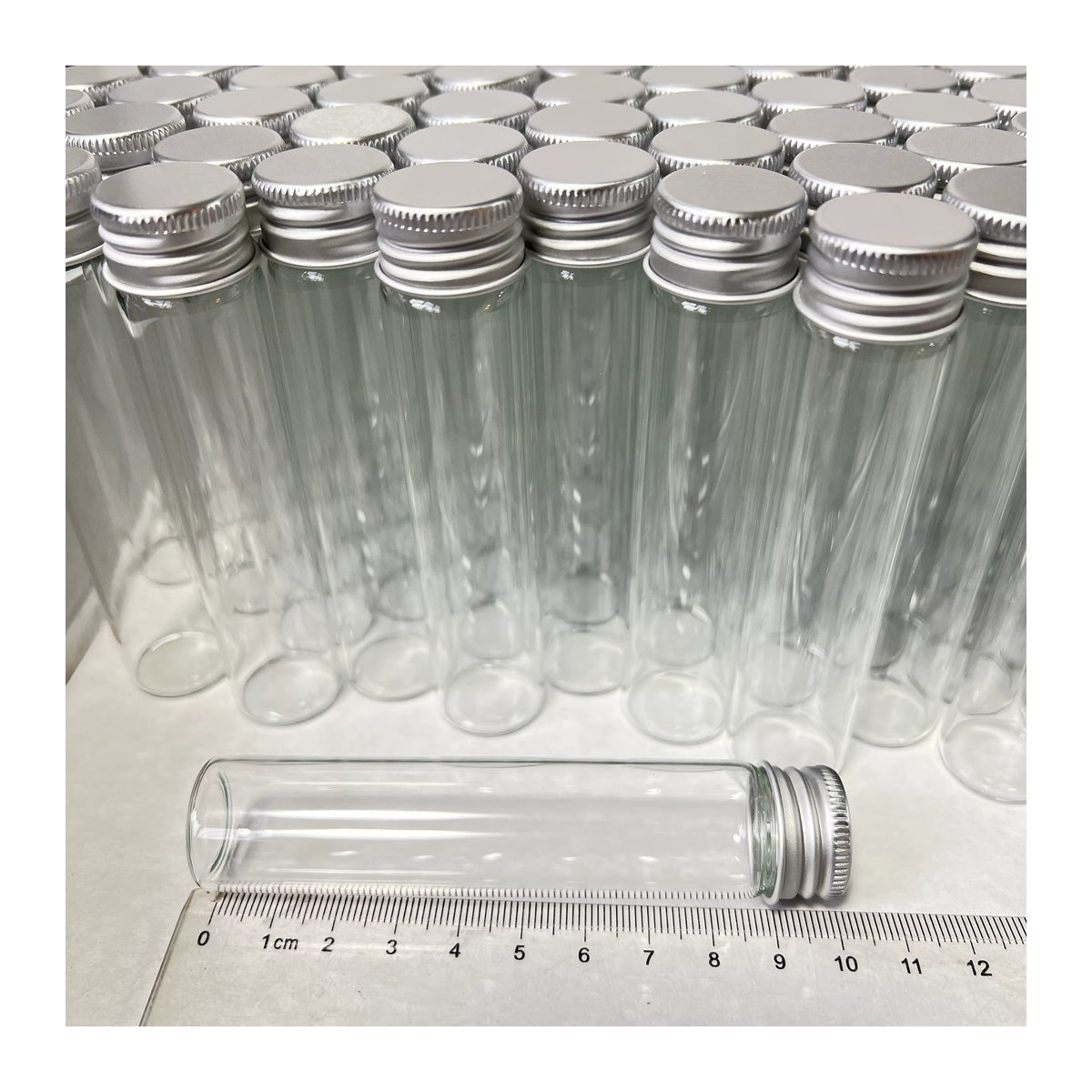 LYGIL Mini-Reagenzglasfläschchen aus Klarglas für ätherische Öle und DIY-Basteln, 25 ml, transparent - Bild 3