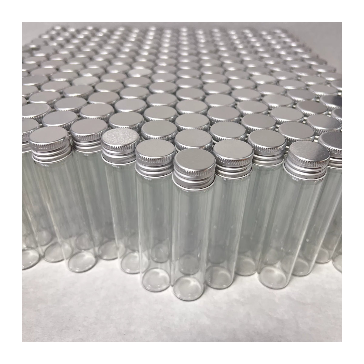 LYGIL Mini-Reagenzglasfläschchen aus Klarglas für ätherische Öle und DIY-Basteln, 25 ml, transparent - Bild 6
