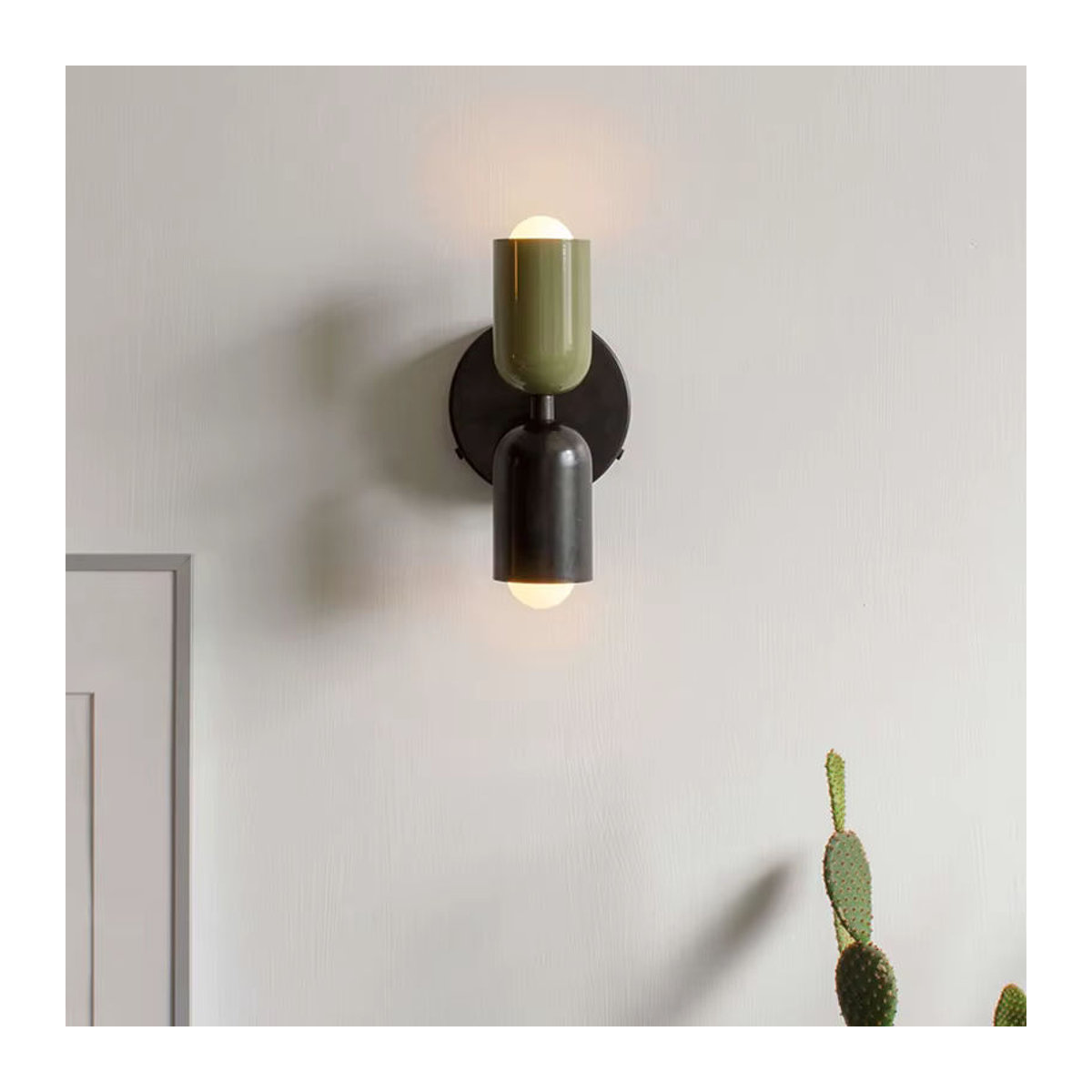 LZPZ RUI Nordic LED Wandlampe in Grün im skandinavischen Design für Schlafzimmer und Wohnzimmer - Bild 2