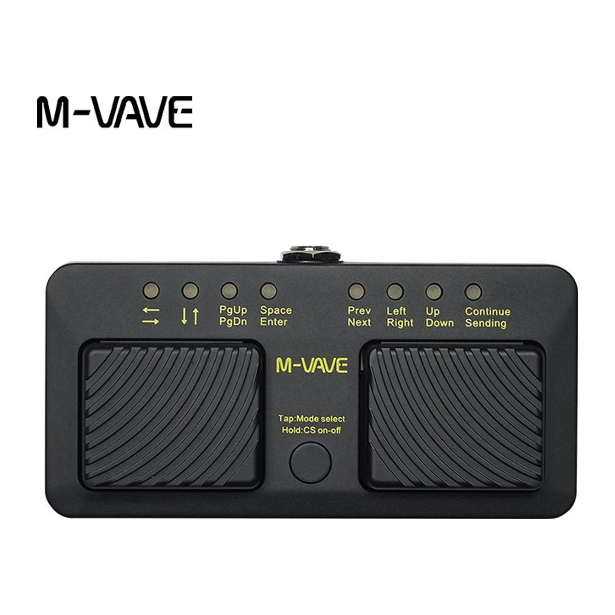 M-VAVE Cube Turner Pro Wireless Bluetooth Page Turner Silent Foot Pedal in Schwarz für iPad, iPhone und Tablet - Bild 1