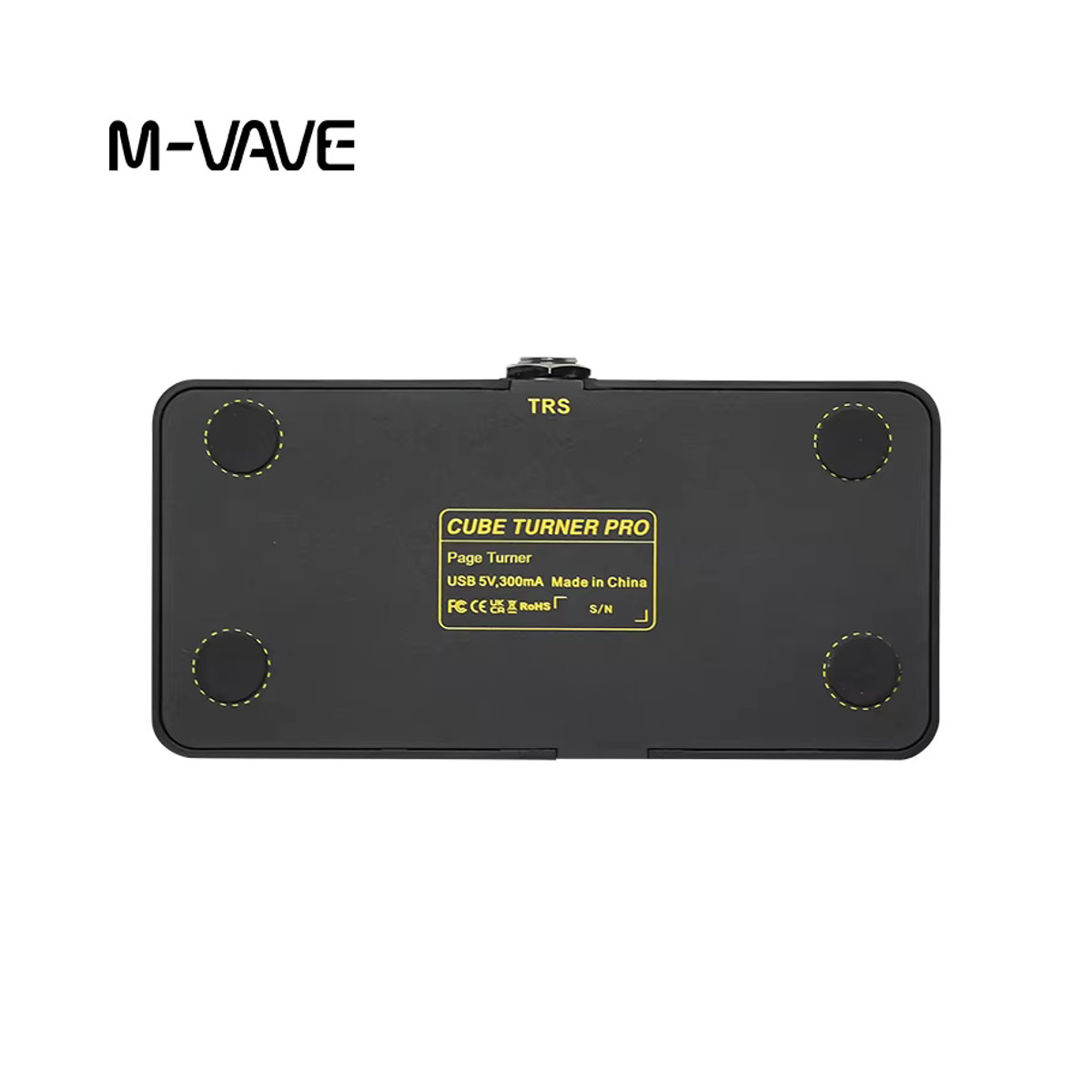 M-VAVE Cube Turner Pro Wireless Bluetooth Page Turner Silent Foot Pedal in Schwarz für iPad, iPhone und Tablet - Bild 2