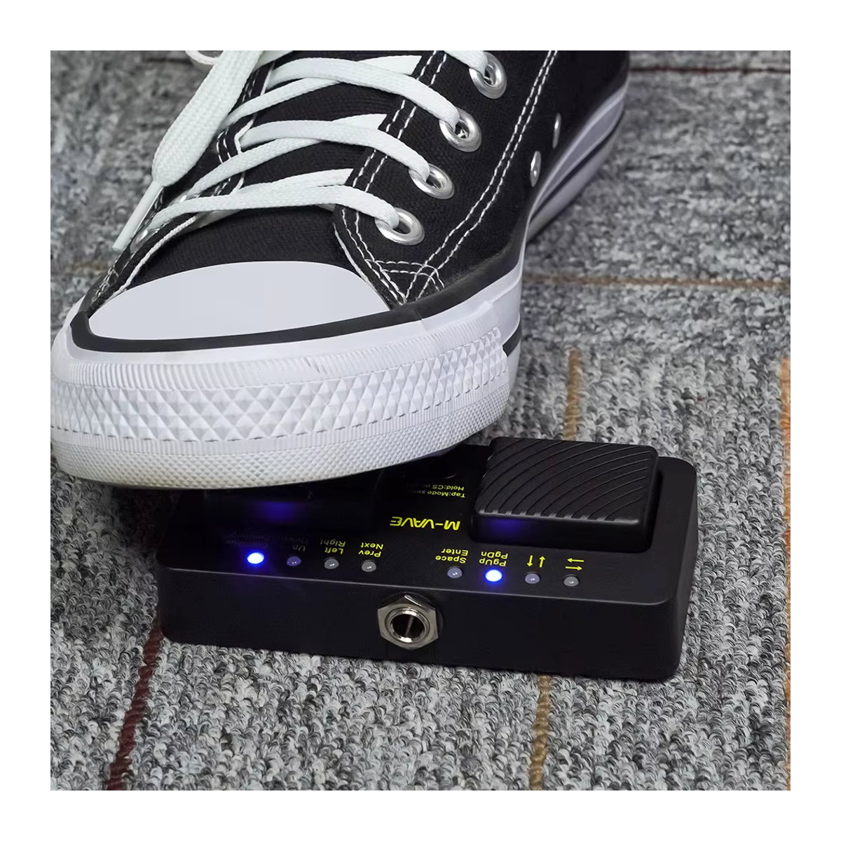 M-VAVE Cube Turner Pro Wireless Bluetooth Page Turner Silent Foot Pedal in Schwarz für iPad, iPhone und Tablet - Bild 3
