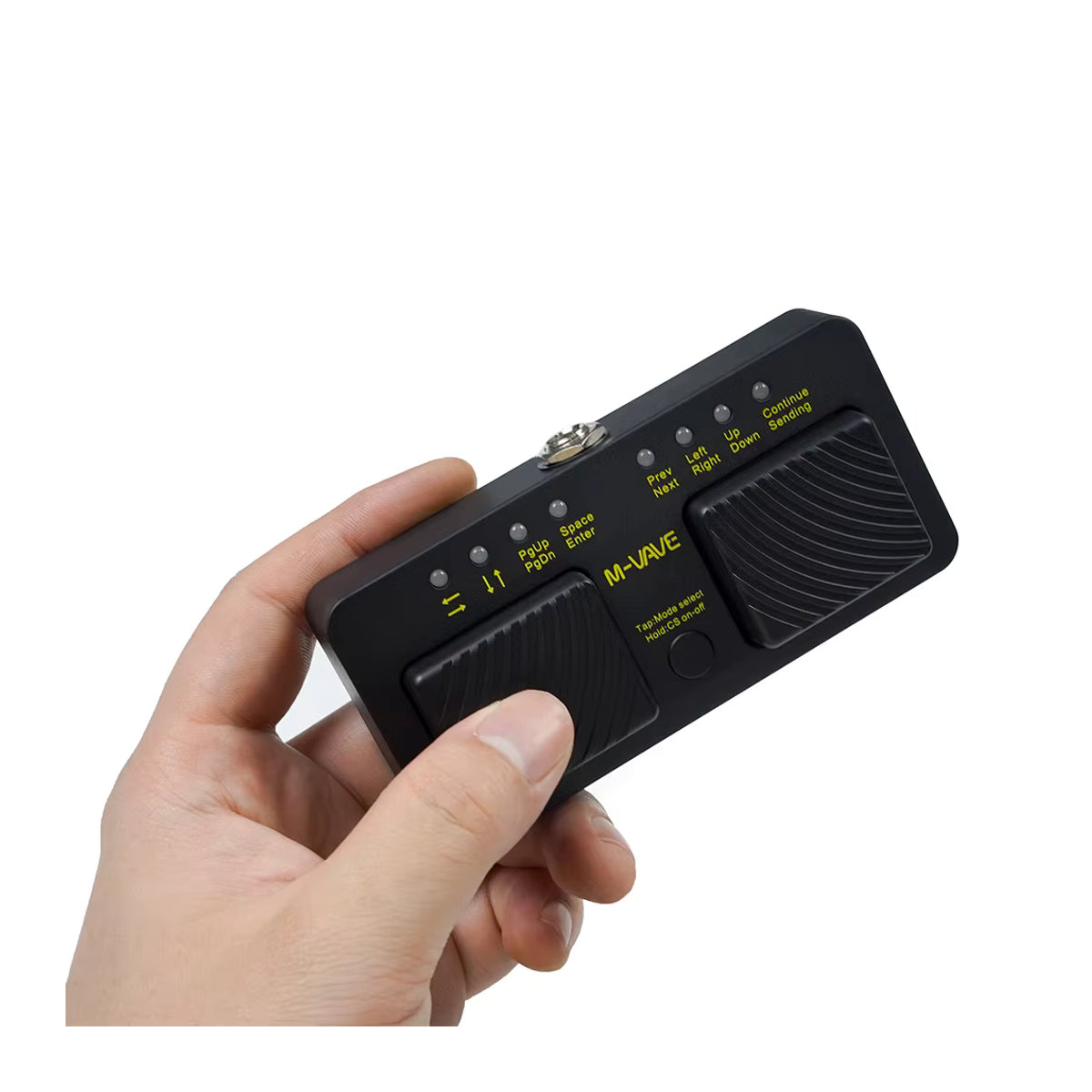 M-VAVE Cube Turner Pro Wireless Bluetooth Page Turner Silent Foot Pedal in Schwarz für iPad, iPhone und Tablet - Bild 5