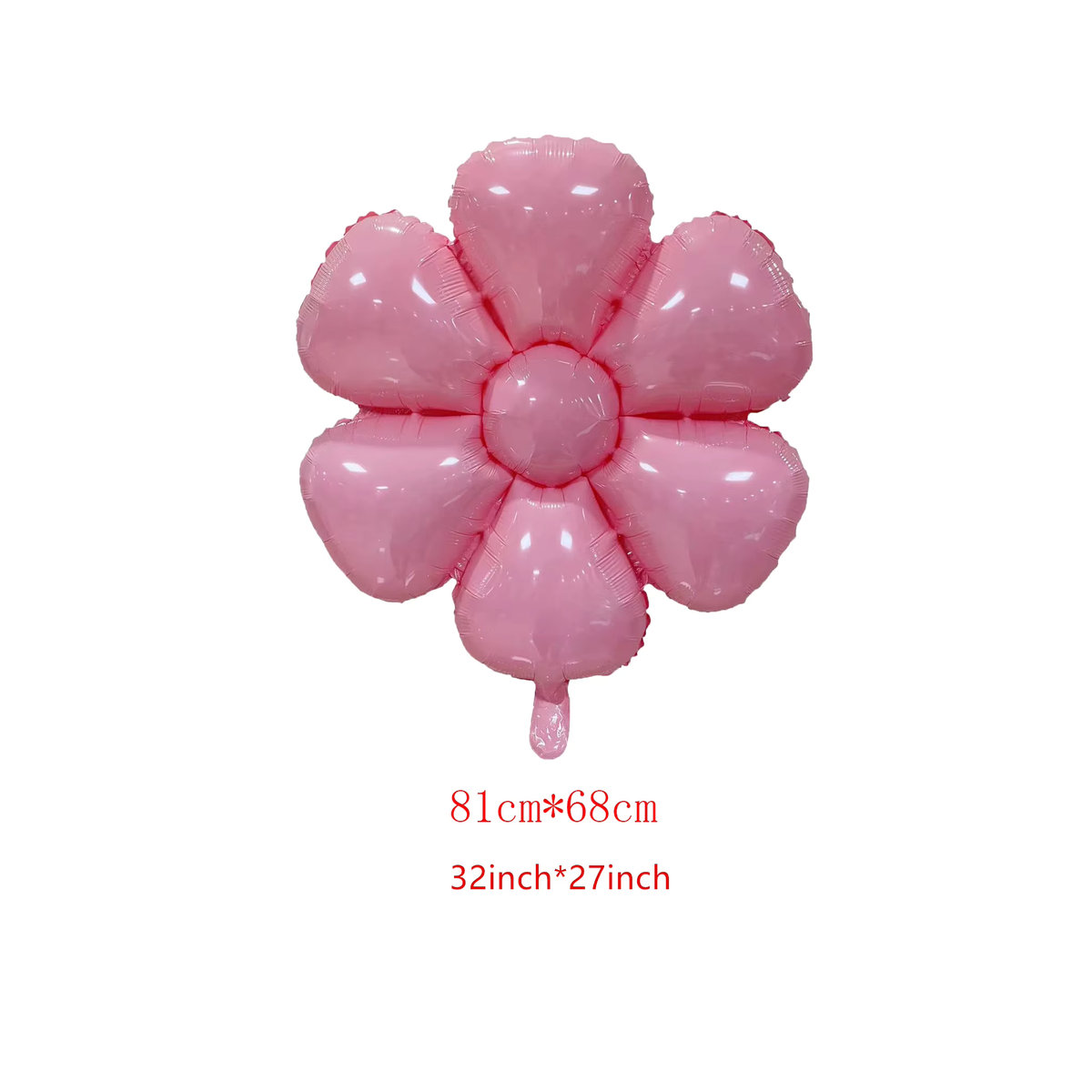 Macaron Gänseblümchen Luftballon in Weiß und Mehrfarbig für Muttertag, Hochzeit und Geburtstag, Höhe: 80 cm - Bild 3