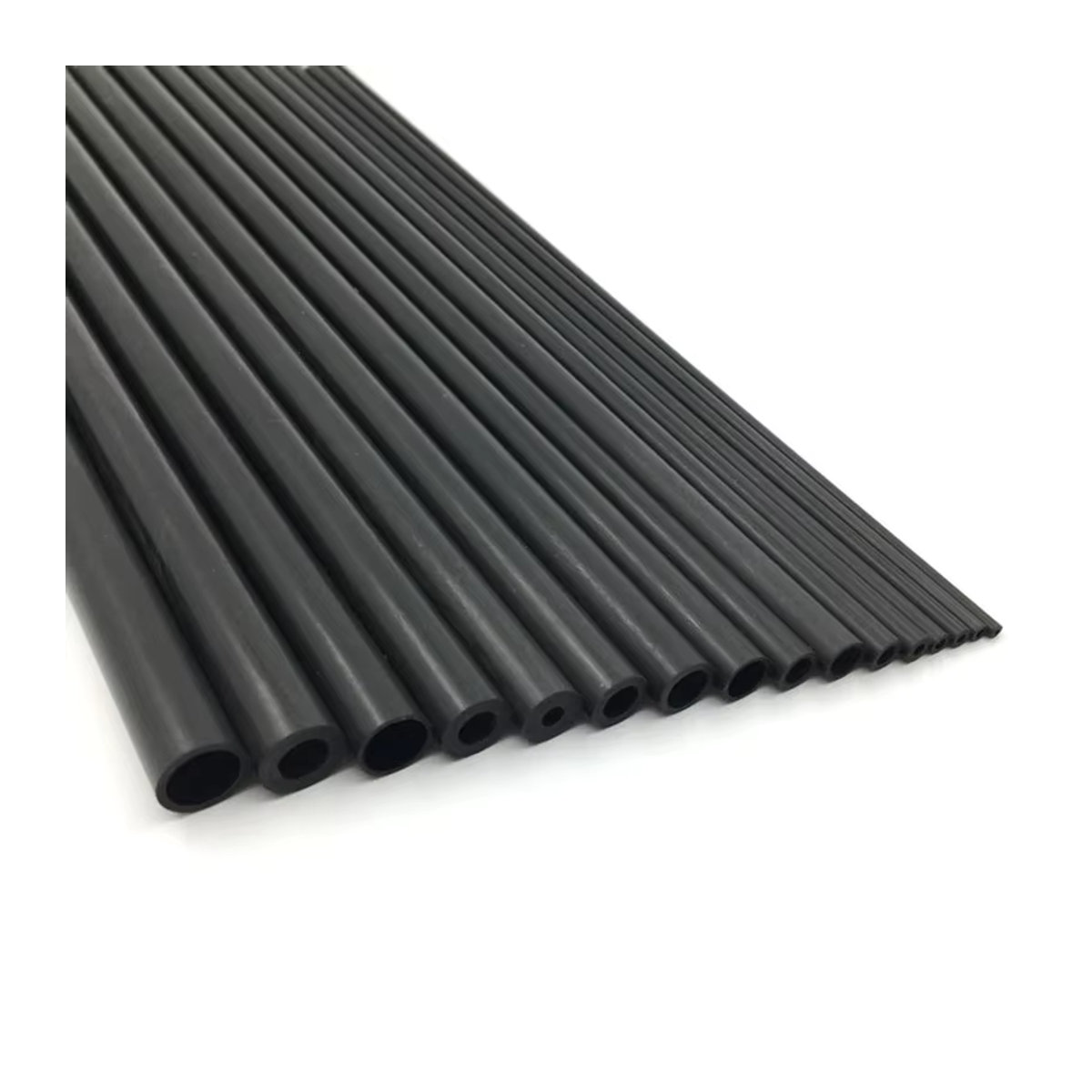 Madifier Carbon Faser Hohlrohr Set, 10 Stück, rund, schwarz, Länge: 0,5 m, Durchmesser: 2-10 mm - Bild 3