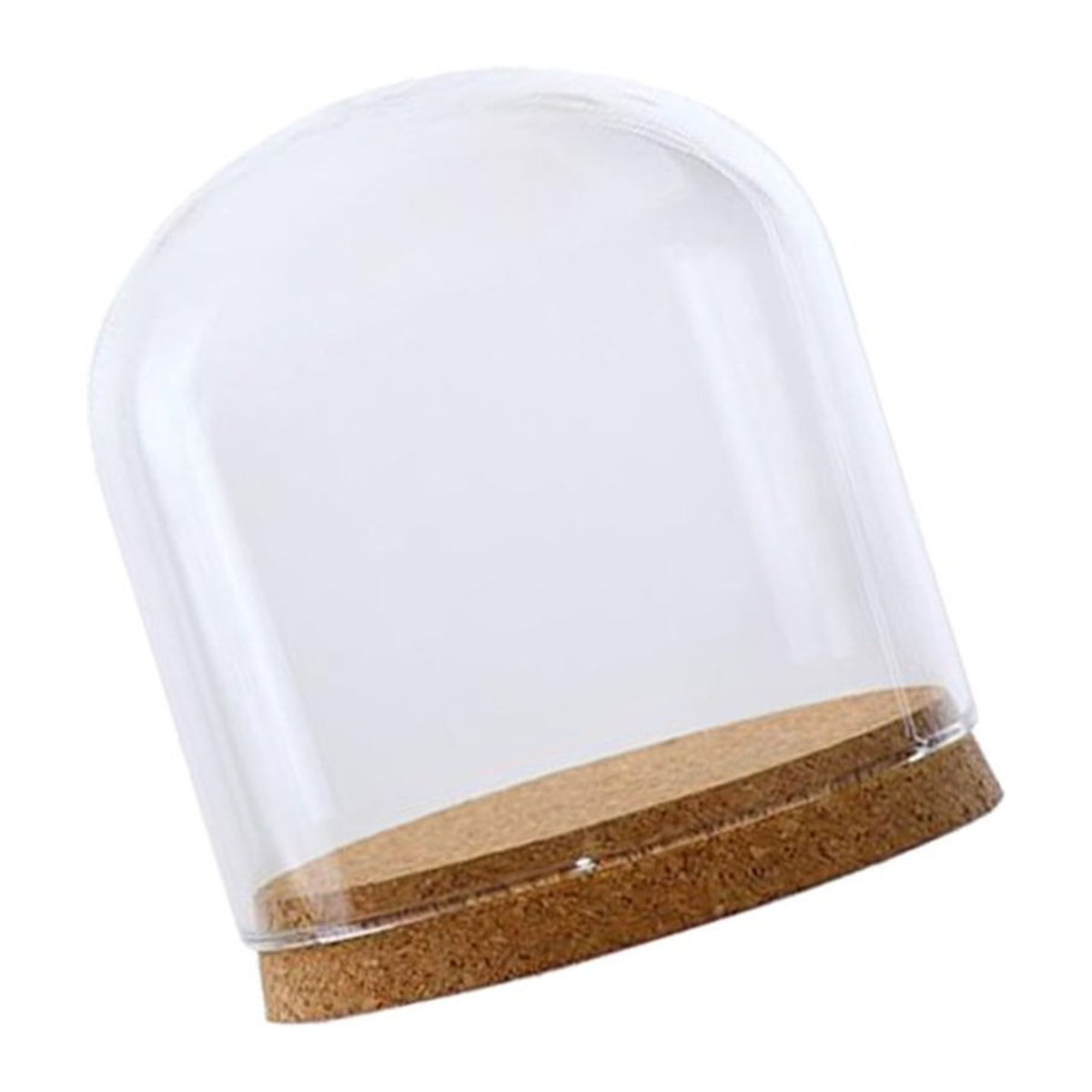 MagiDeal Gläserne Glasglocke als Dekoglocke für Terrarien und Sukkulenten, transparent, rund - Bild 1