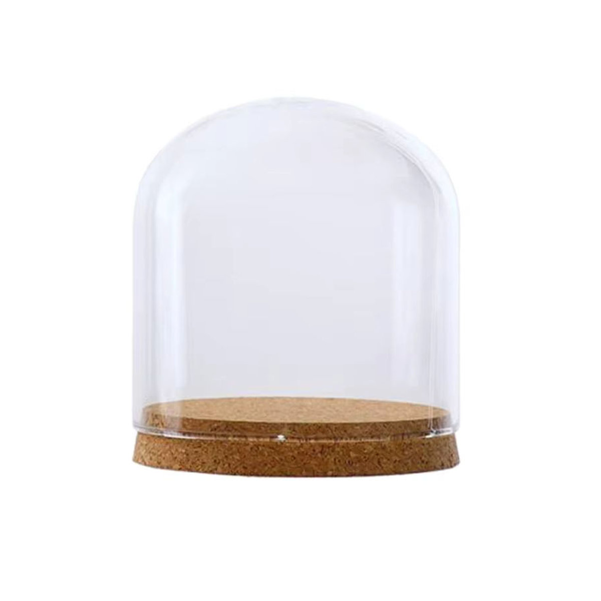 MagiDeal Gläserne Glasglocke als Dekoglocke für Terrarien und Sukkulenten, transparent, rund - Bild 2