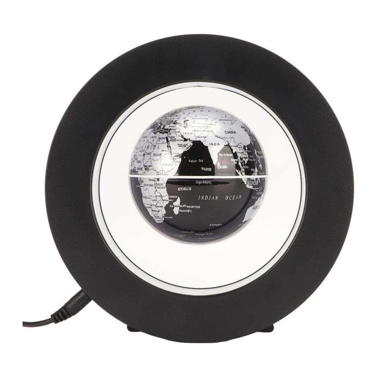 Magnetisch schwebender Globus mit LED-Licht von OutsideWorld, Multicolor Weltkarte Ornament für dein Büro - Bild 1