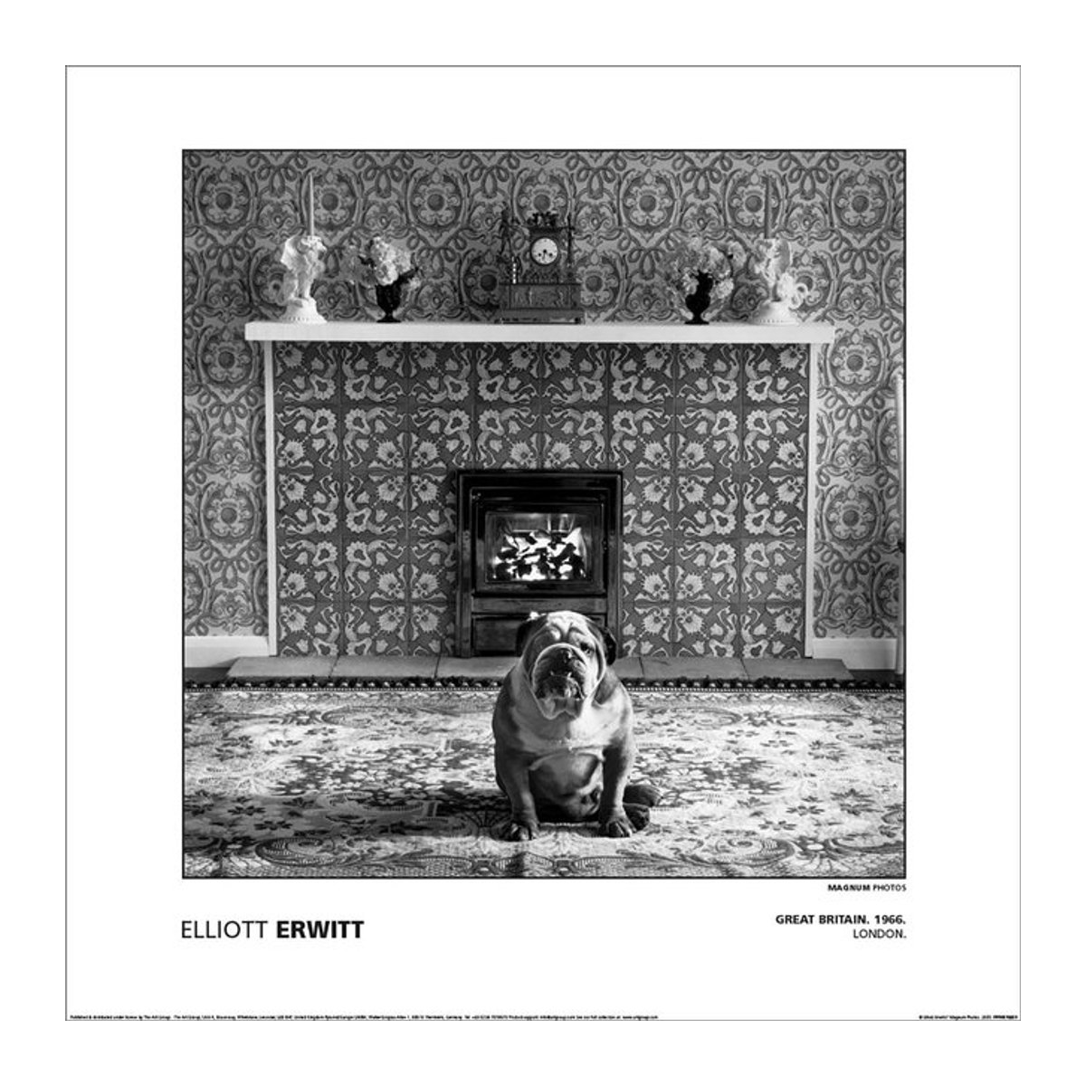 Magnum Elliot Erwitt Papierposter Großbritannien London 1966, Farbe: grau, Breite: 40 cm, Höhe: 40 cm - Bild 1