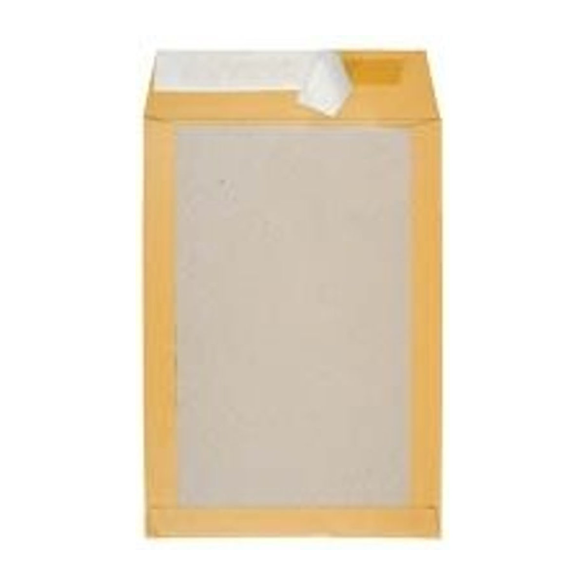 MAILmedia Papierrückwand-Taschen C4, wandmontiert, braun und gelb - Bild 1