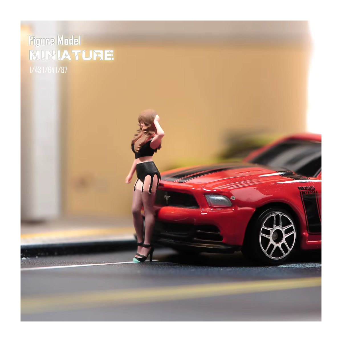 MAK Miniatur-Figuren für Diorama und Modellbau, stehende Menschen-Modelle aus Kunststoff, mehrfarbig - Bild 3