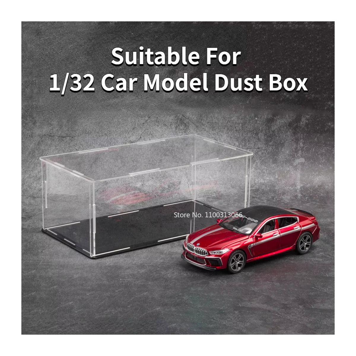 MAKEDA Acryl Display Box Transparent Staubdicht für Modellautos im Maßstab 1/24 und 1/32 - Bild 4
