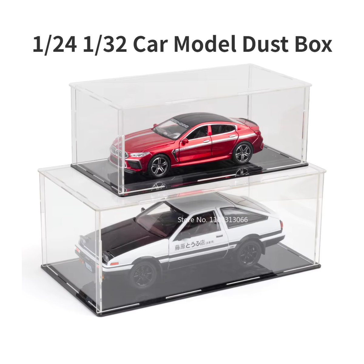 MAKEDA Acryl Display Box Transparent Staubdicht für Modellautos im Maßstab 1/24 und 1/32 - Bild 6