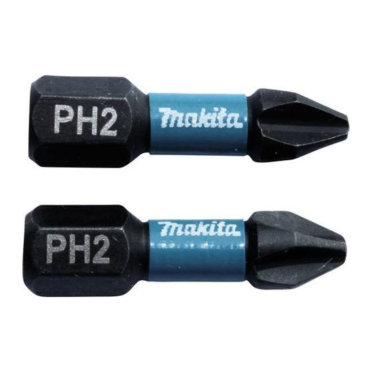Makita Kreuzschlitz-Bit PH 2 für Metall, 2er-Set - Bild 1
