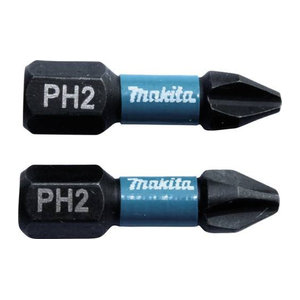 Makita Kreuzschlitz-Bit PH 2 für Metall, 2er-Set