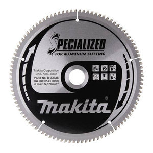 Makita Specialized Sägeblatt für Aluminium B-33336 260x30x100Z