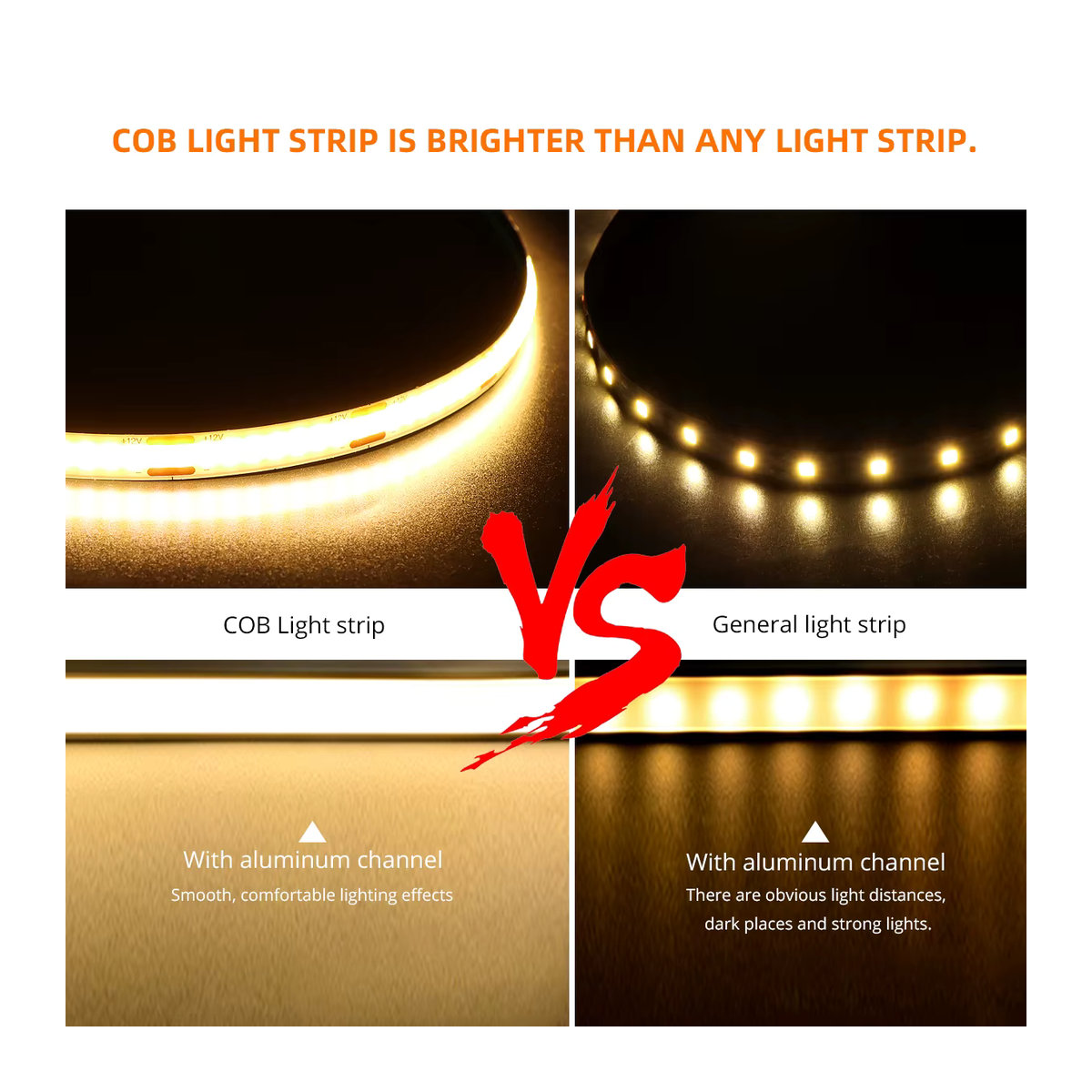 MALITAI COB LED Neonband dimmbar für Schlafzimmer und Bar, flexibles LED Lichtband für Raumdekoration, DC 5V 12V 24V - Bild 3