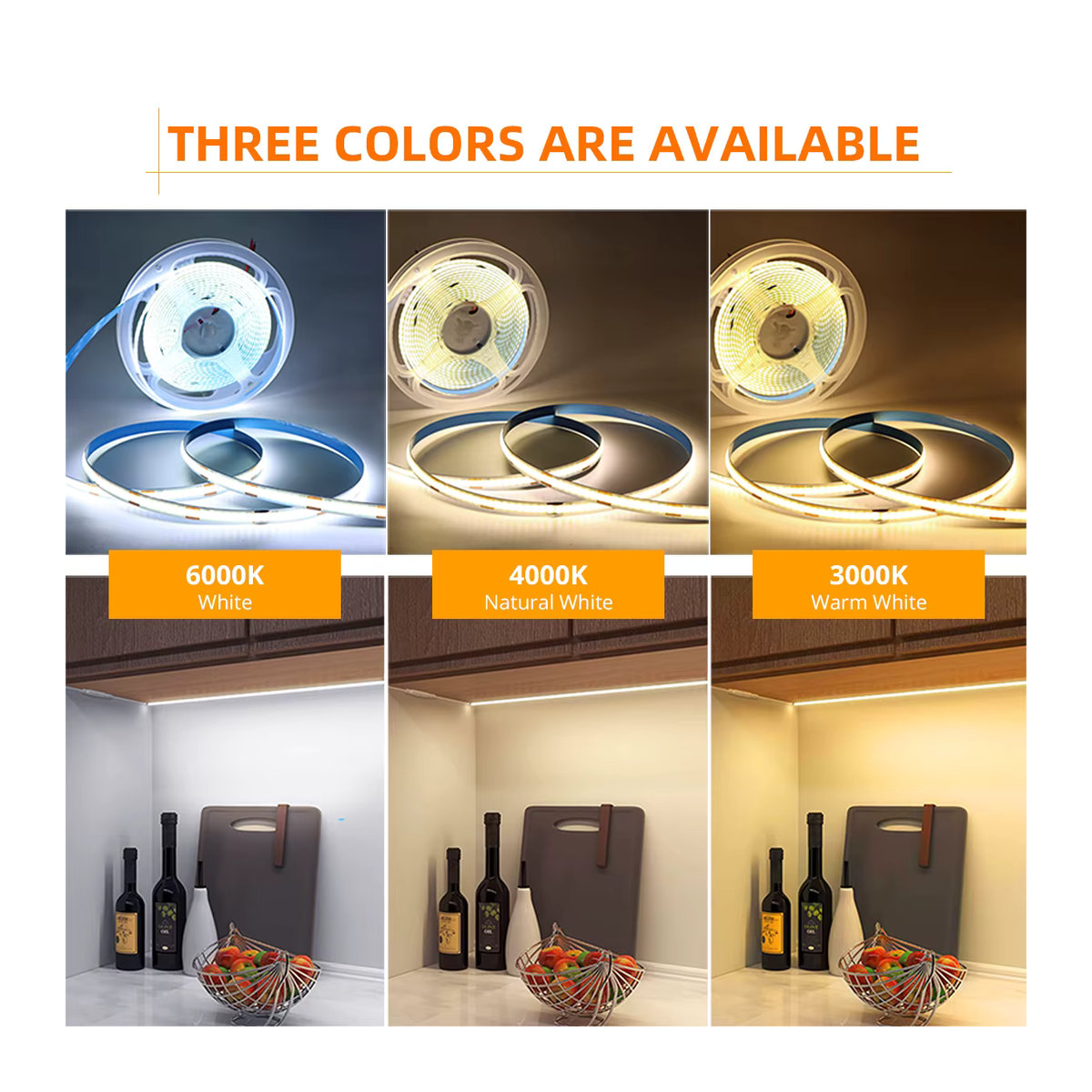 MALITAI COB LED Neonband dimmbar für Schlafzimmer und Bar, flexibles LED Lichtband für Raumdekoration, DC 5V 12V 24V - Bild 4