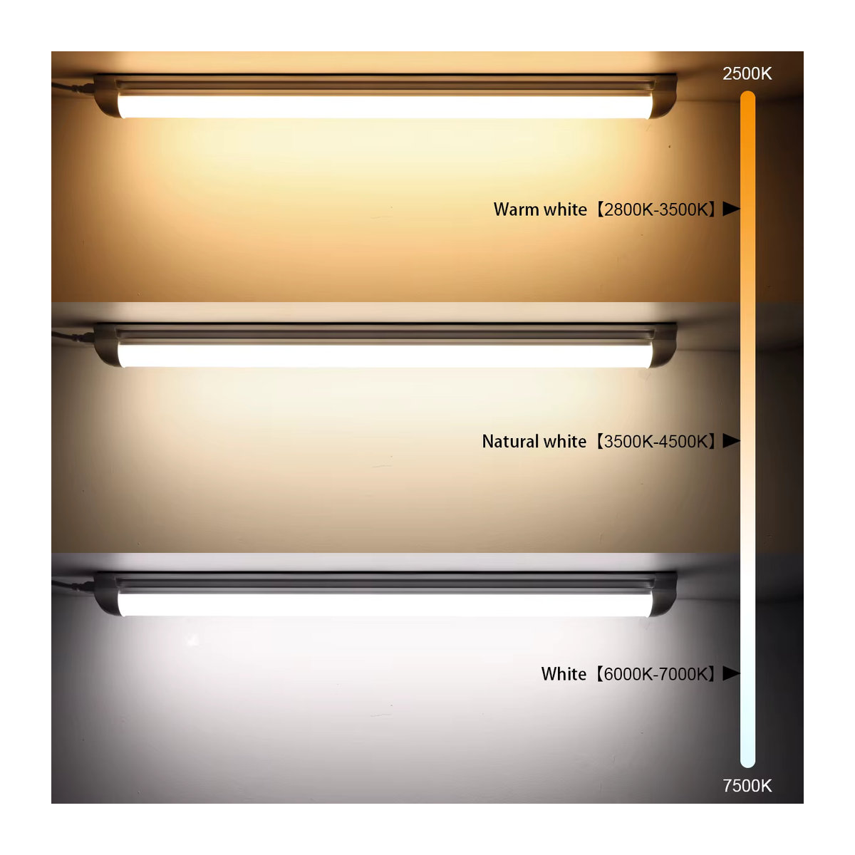 MALITAI LED Lichtleiste T8 Aluminium-Röhre 25 W in Neutralweiß - Bild 2