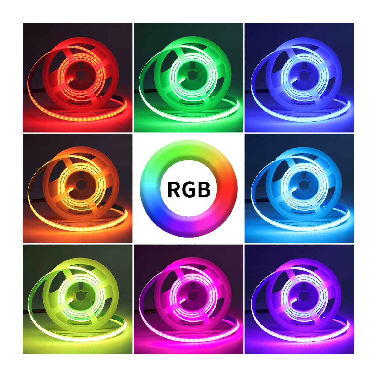 MALITAI RGB COB LED Streifen mit Tuya WiFi App Steuerung und Fernbedienung, USB 5V, kompatibel mit Alexa und Google Home - Bild 4