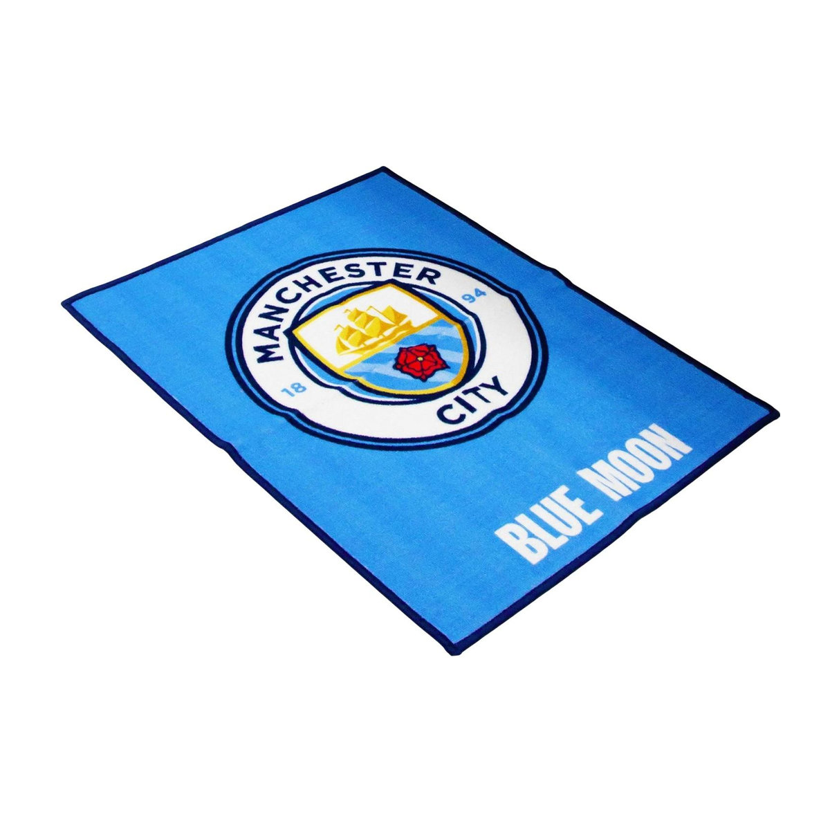 Manchester City FC Blue Moon Teppich in Blau One Size - Bild 1