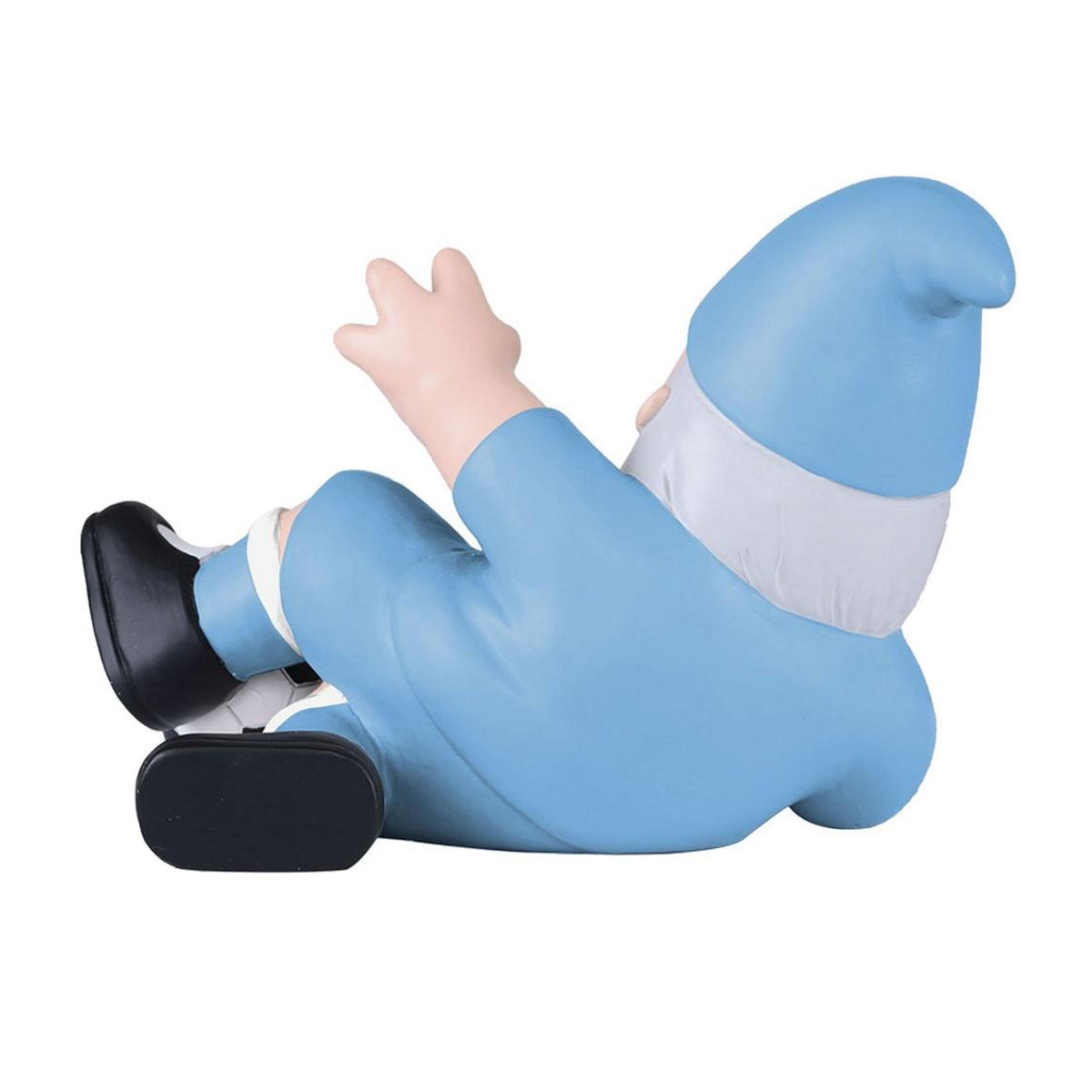Manchester City FC Gartenzwerg Sliding Tackle in himmelblau/weiß, H: 15,0 cm, B: 15,0 cm, T: 10,0 cm - Bild 2