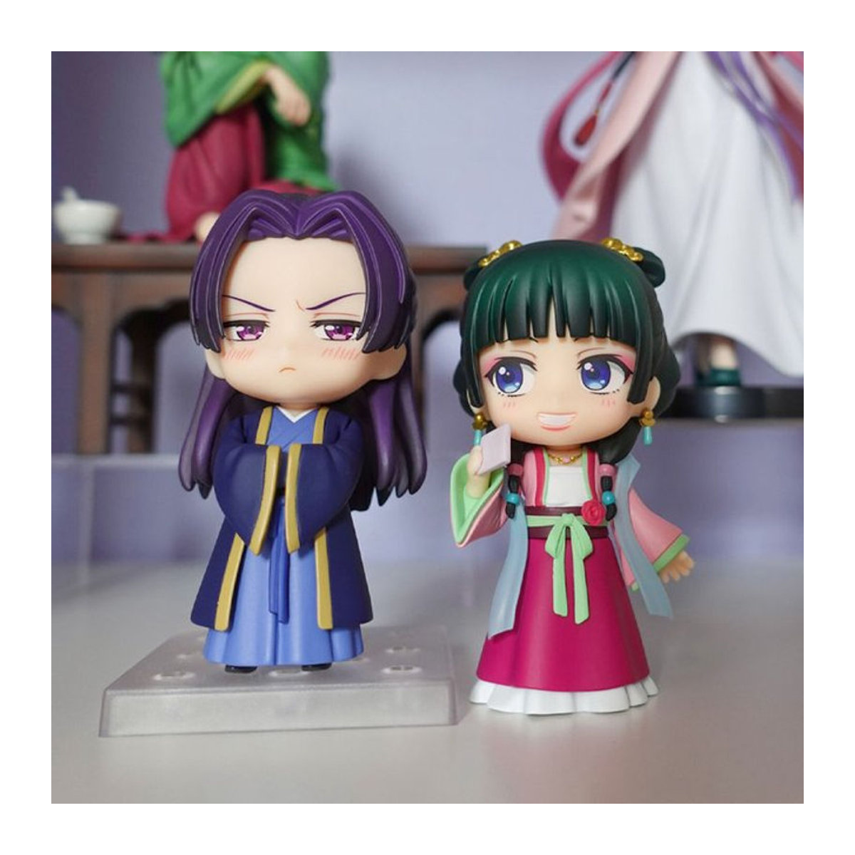 Maomao Garden Party Anime-Figur mit Brille und Jinshi Sammlermodell aus Kunststoff, mehrfarbig - Bild 1