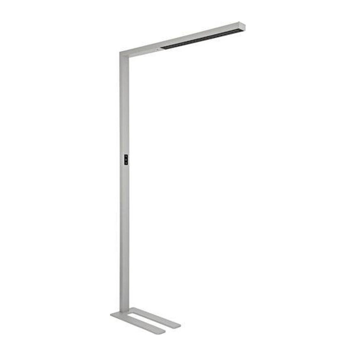 Maul MAULsirius LED-Stehlampe in Silber aus Aluminium und Stahl mit Bewegungsmelder und dimmbarer Lichtsteuerung - Bild 1
