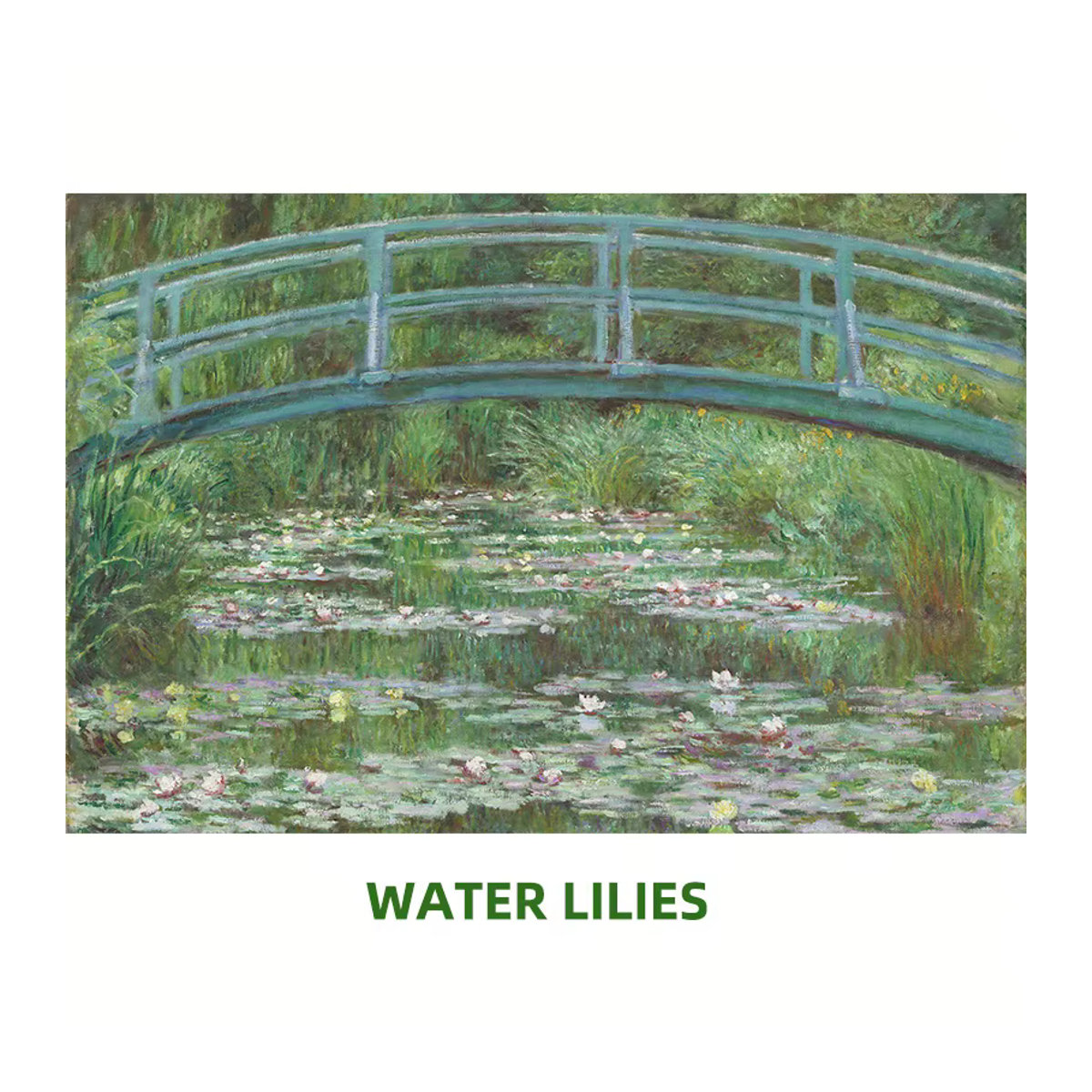 MaxRenard Mini-Reagenzglas-Puzzle Seerosen von Monet mit 150 Teilen in Mehrfarbig - Bild 2