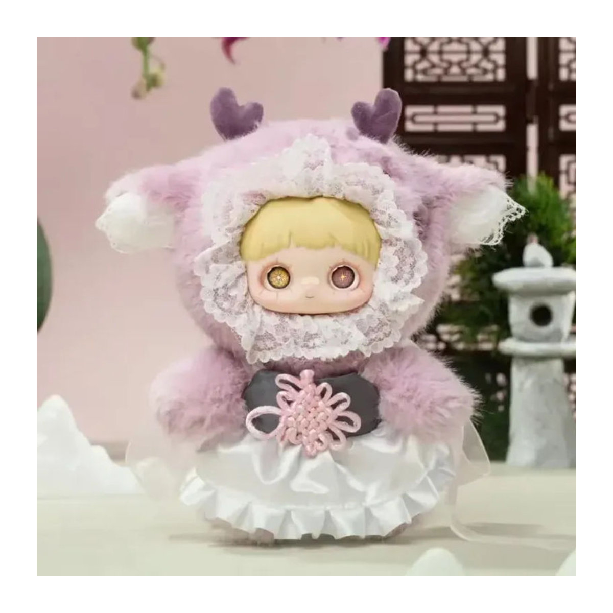 MayMei Gedicht der Frühlingssaison Blindbox Anime-Figur Rosa als süße Spielzeugpuppe und Desktop-Ornament - Bild 1