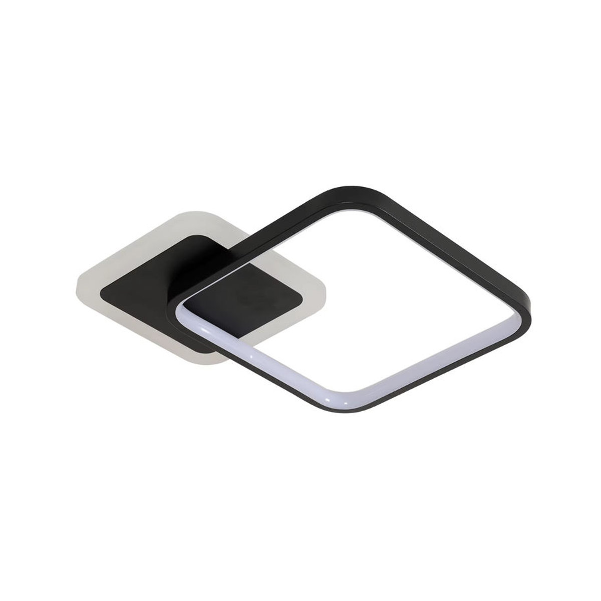 Mckalen LED Deckenleuchte Modern in Schwarz mit Fernbedienung und dimmbarer Helligkeit 20W - Bild 4