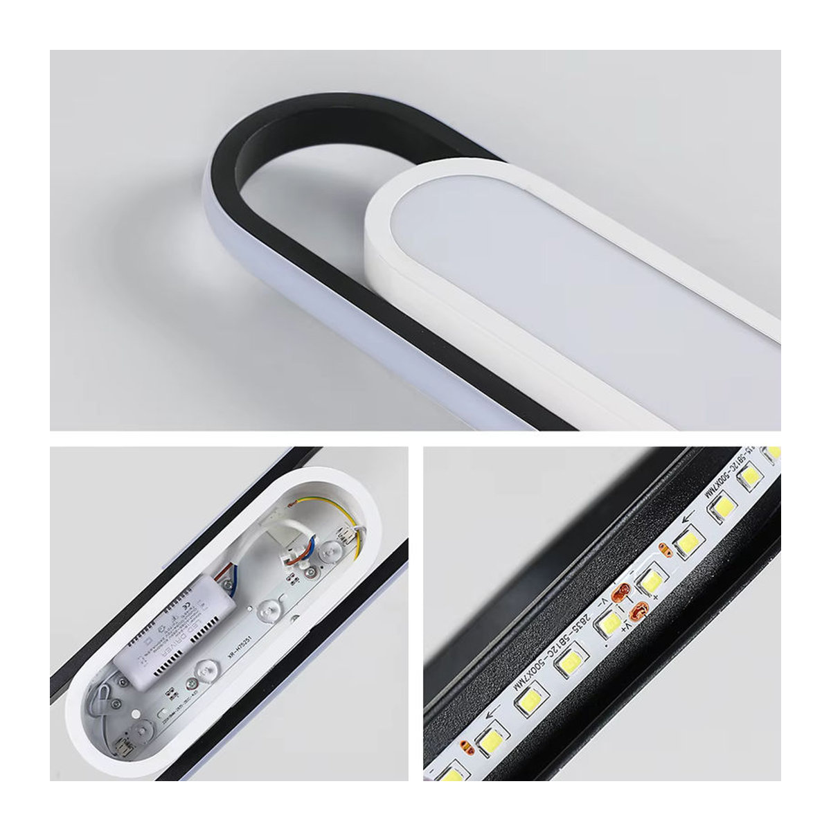 Mckalen Moderne LED-Deckenlampe in Weiß, 33 W, Kaltweiß - Bild 3