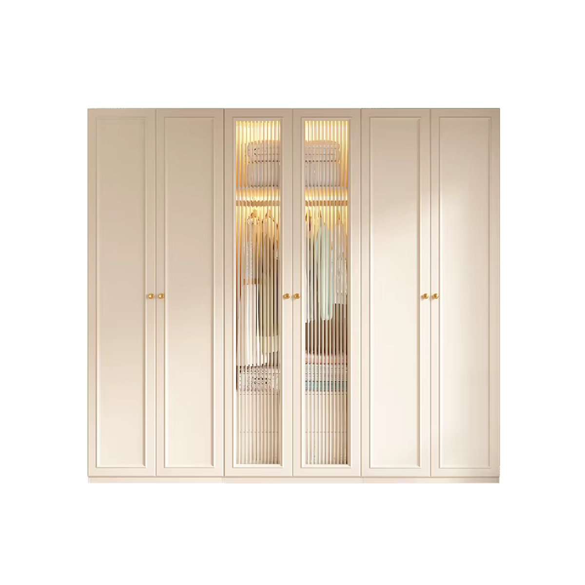 MDNG Mehrzweck-Garderobe aus Glas mit Schubladen in Transparent, freistehend - Bild 2