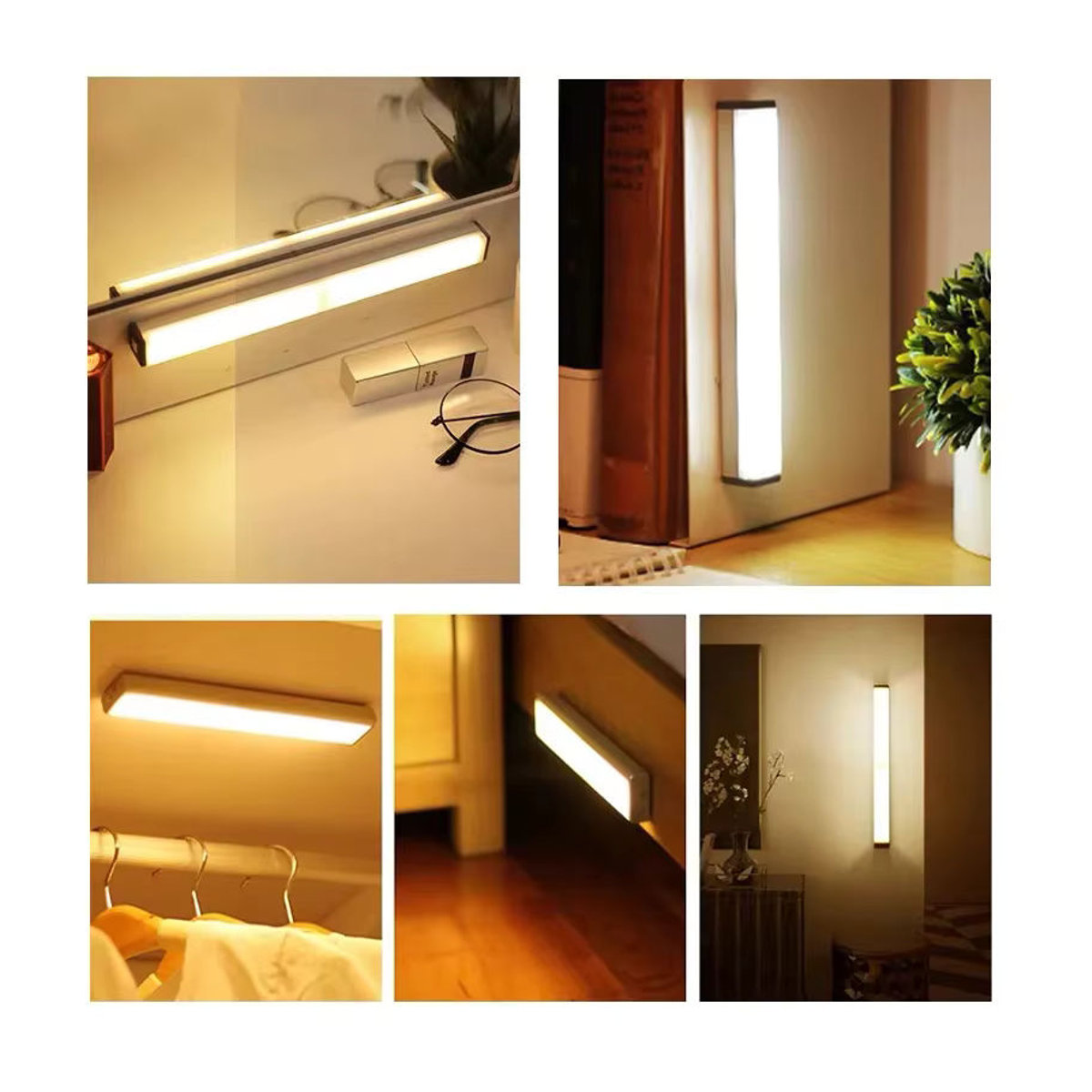 MeeToo LED Lichtleiste aus Aluminium mit Handscan-Bewegungsmelder und USB-C Anschluss, Weiß - Bild 5