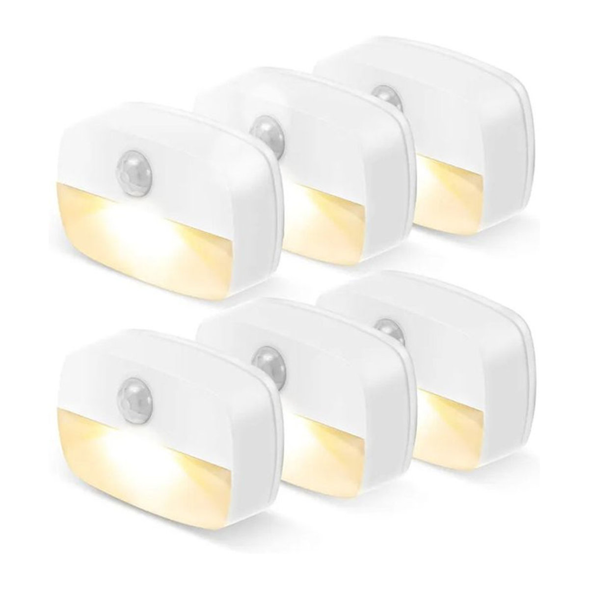 MeeToo LED Smart Nachtlampe mit PIR Bewegungssensor für Möbelbeleuchtung, Weiß, Kaltweiß - Bild 1