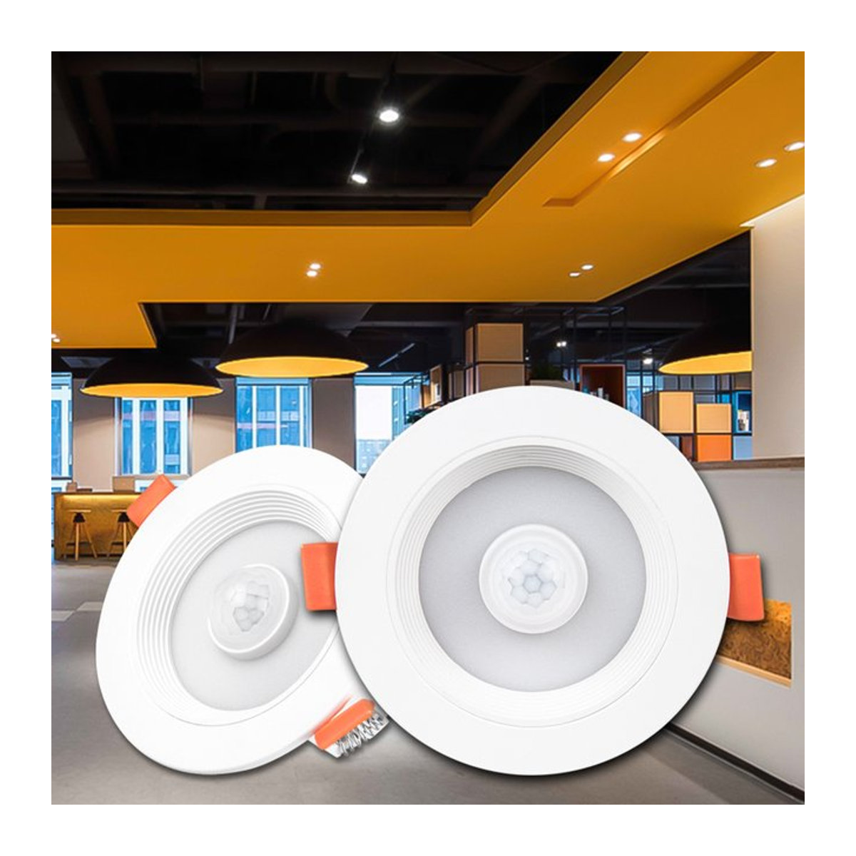 MeeToo Smart Home LED Einbaustrahler mit PIR Bewegungsmelder in Weiß - Bild 1
