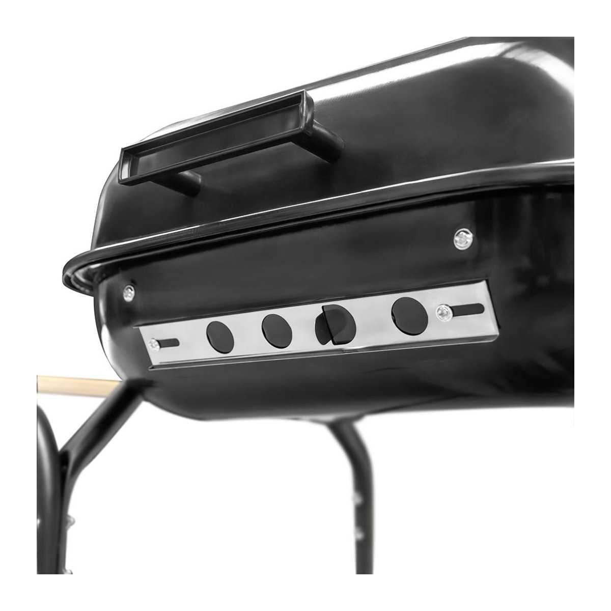 Mega-M Holzkohle Gartengrill B/T/H: 43 x 40 x N cm - Bild 3