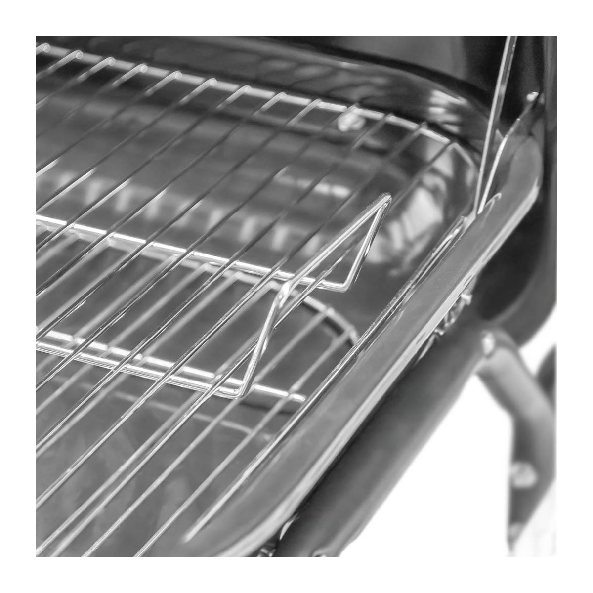 Mega-M Holzkohle Gartengrill B/T/H: 43 x 40 x N cm - Bild 4