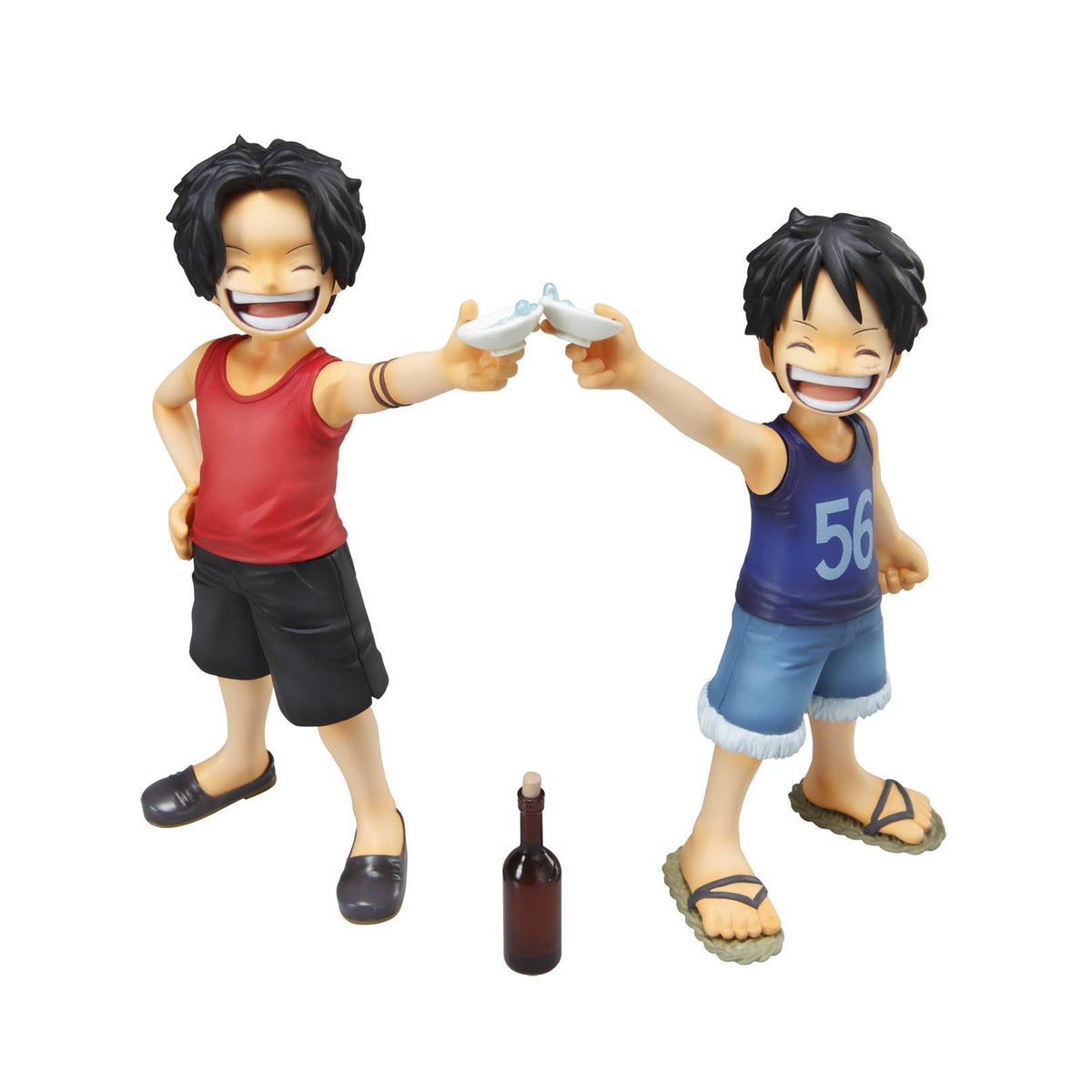 MegaHouse One Piece Portrait.Of.Pirates CB-EX Ruffy und Ace Brüderliche Bindungen Anime-Figur - Bild 3