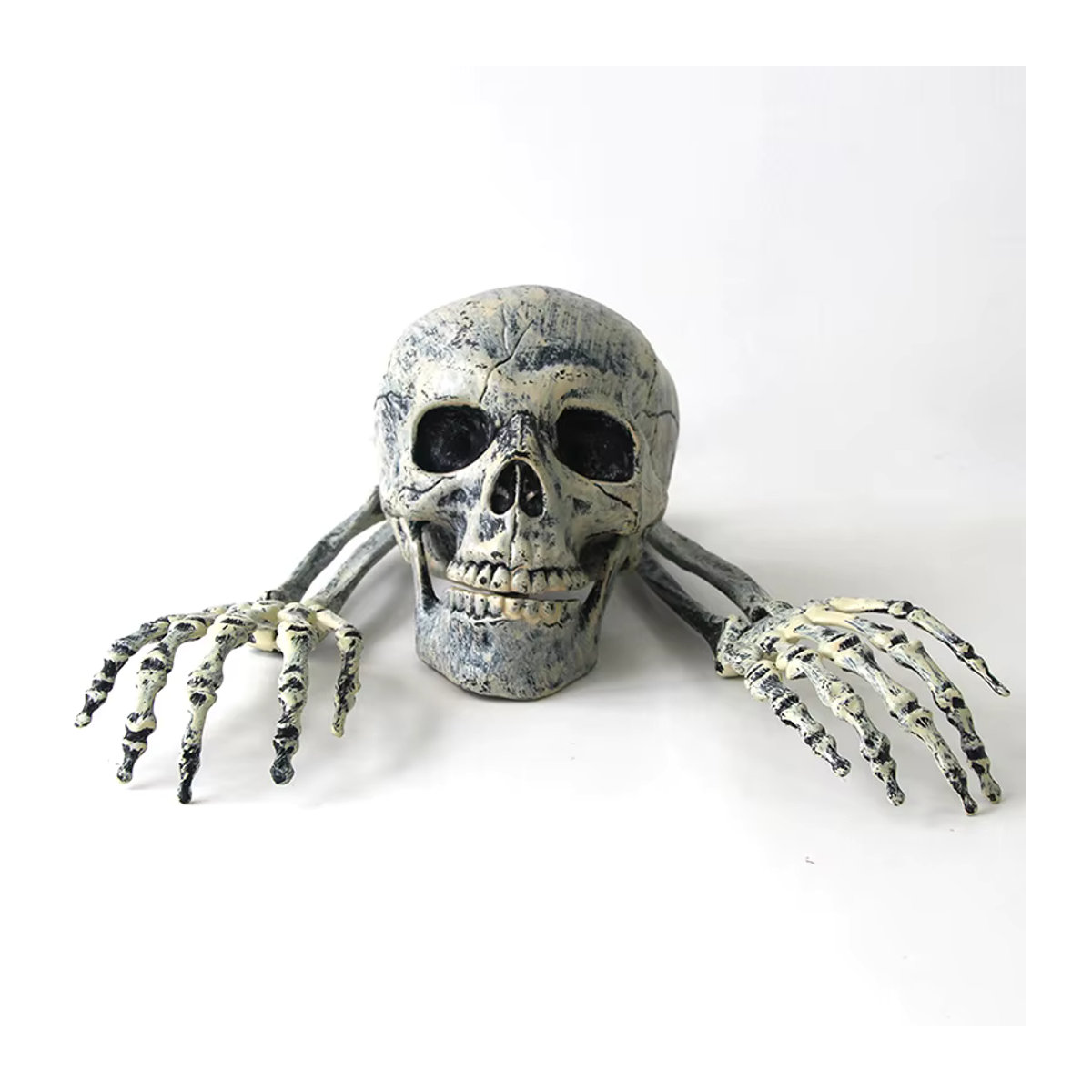 Meidding Skelett-Requisiten aus Kunststoff in Weiß für Halloween Dekoration - Bild 2