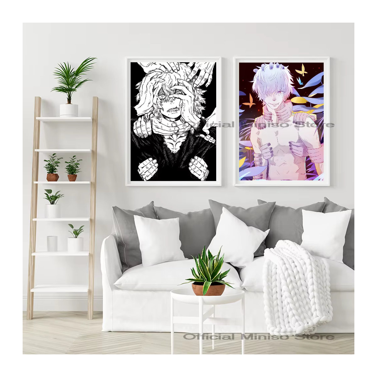Mein Held Academia Tomura Shigaraki Anime Poster, selbstklebender wasserfester Papier Aufkleber zur Wanddekoration, mehrfarbig - Bild 4