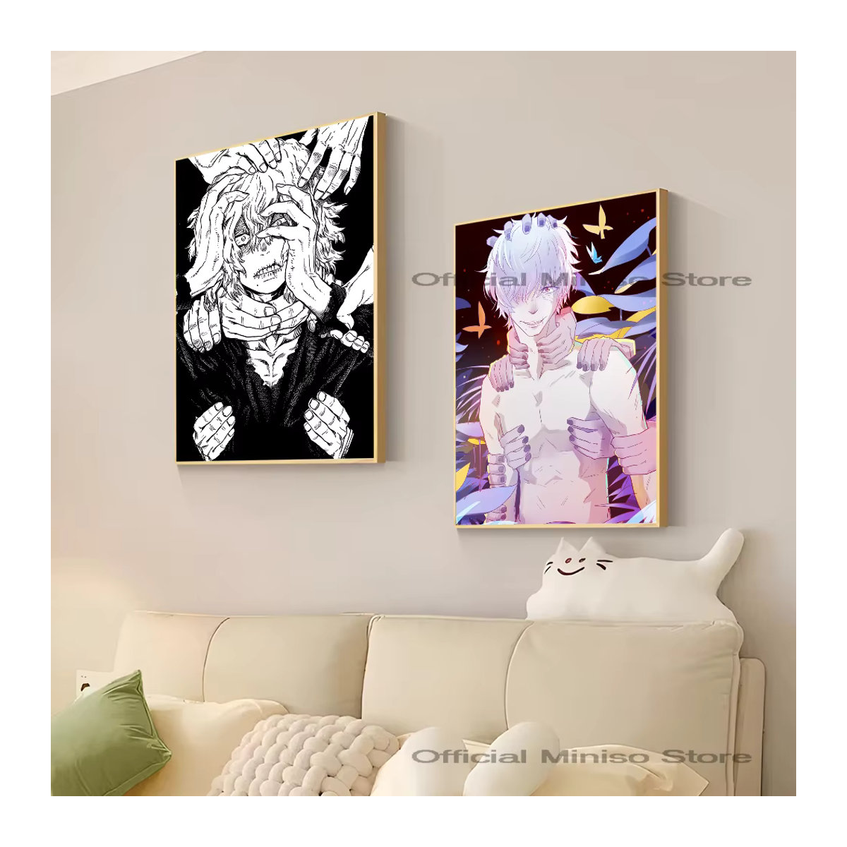 Mein Held Academia Tomura Shigaraki Anime Poster, selbstklebender wasserfester Papier Aufkleber zur Wanddekoration, mehrfarbig - Bild 5